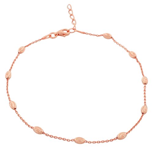 Rose Gold Row Anklet