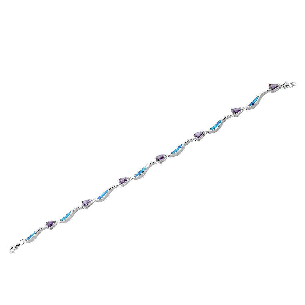 Amethyst Opal Bracelet