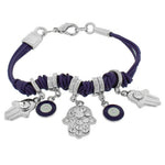 Purple Hamsa Charm