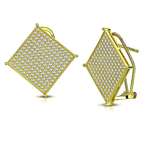 Gold Triangle Large Studs