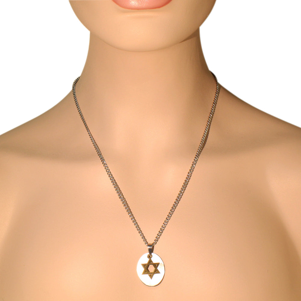 Star Tag Pendant Necklace