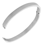 Stainless Steel Silver-Tone Jewish Prayer in Hebrew Psalm 137 If I forget Jerusalem Bangle Bracelet