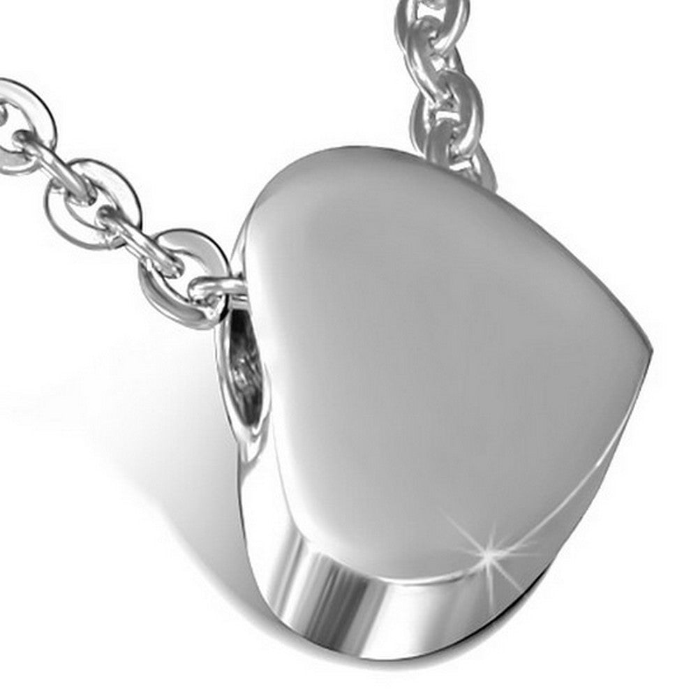 Love Heart Womens Girls Pendant Necklace