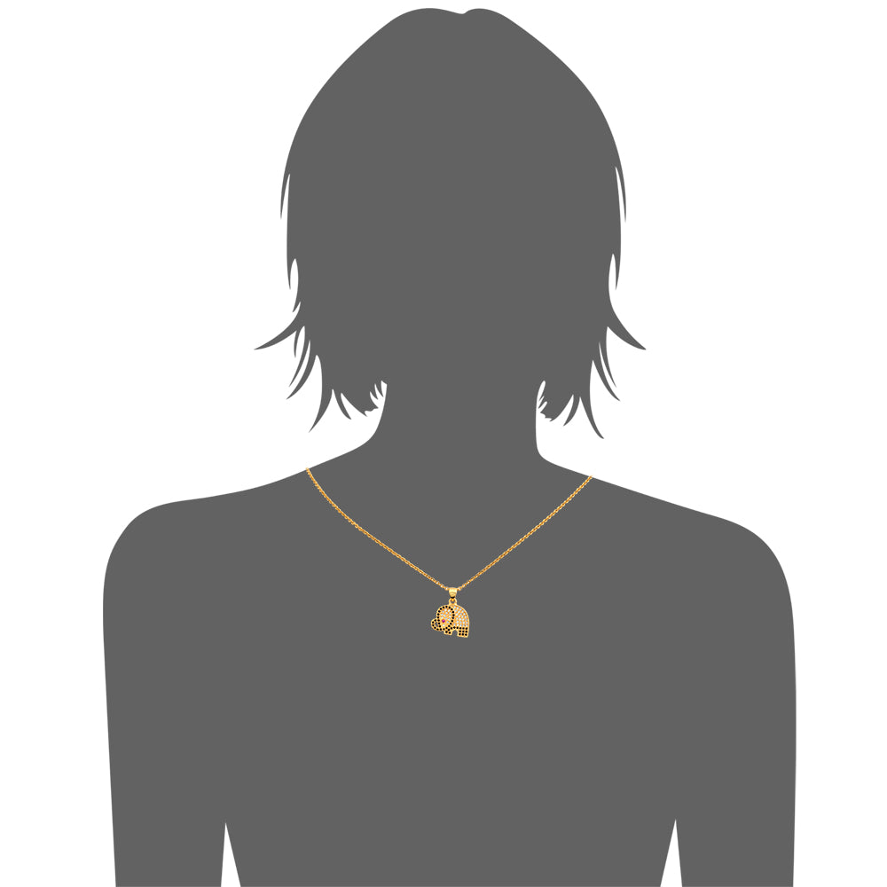 My Daily Styles Women's Stainless Steel Elephant Pendant Necklace