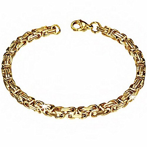 Rose Byzantine Link Bracelet