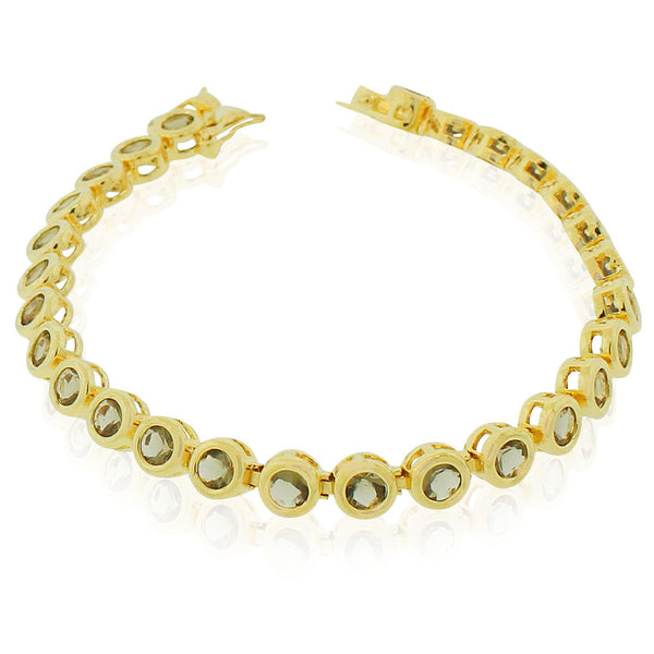 Brown Gem Tennis Bracelet