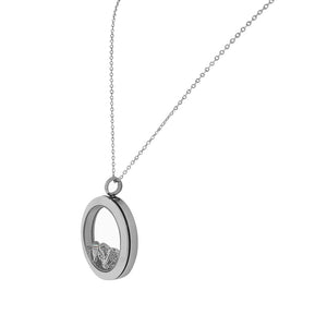 Stainless Steel Sea Marine Fish Locket Pendant Necklace - Charms Included
