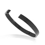Stainless Steel Black Lord's Prayer English Cross Religious Bracelet