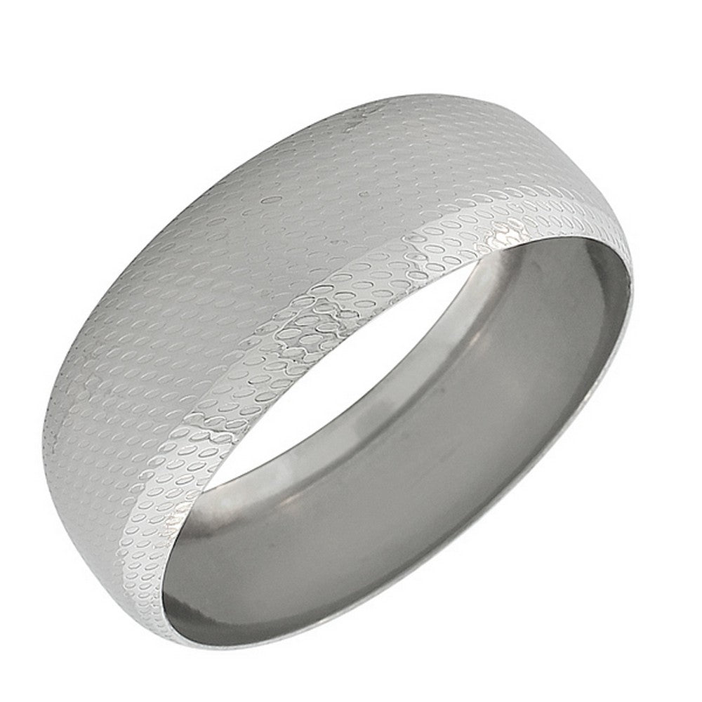 Rounded Steel Bangle