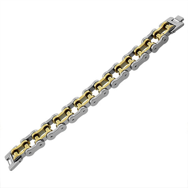 Masculine Bike Chain Bracelet