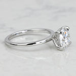 3.09 CT IGI Lab Grown Diamond G VVS2 Solitaire Ring 18K White Gold