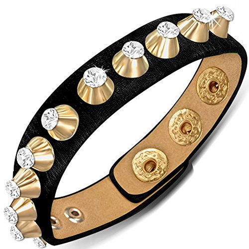 Crown Stud Snap Bracelet
