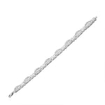 Diamond Cutout Tennis Bracelet