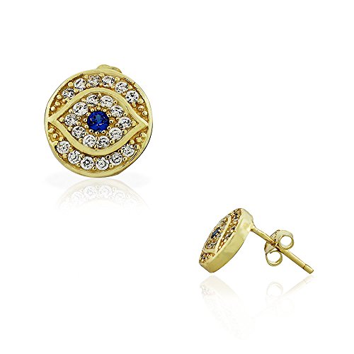 Rose Evil Eye Studs