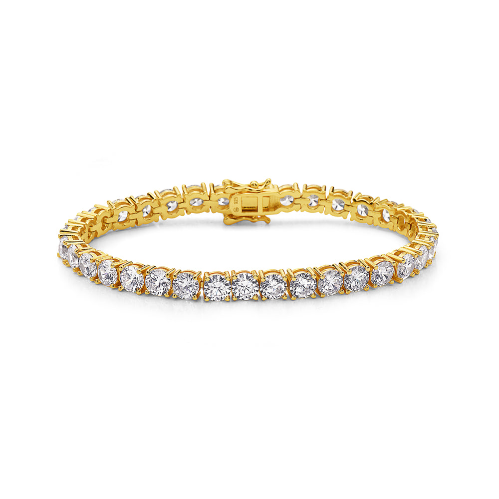 925 Sterling Silver Cubic Zirconia Tennis Bracelet