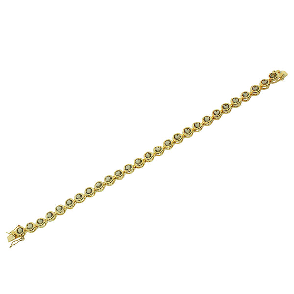 Brown Gem Tennis Bracelet