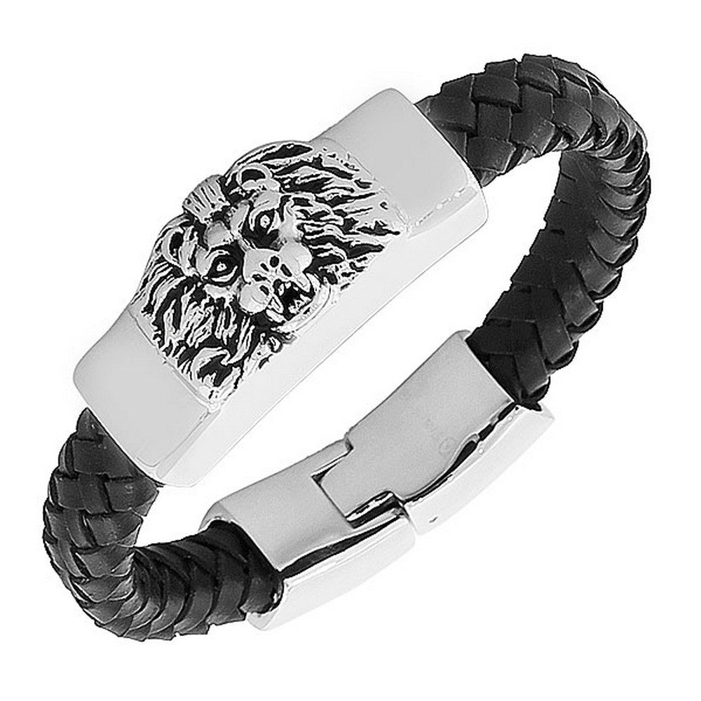 Chrome Lion Bracelet