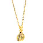 My Daily Styles Women's Stainless Steel Ladybug Pendant Necklace