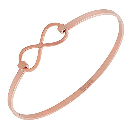 Infinity Bangle in Rose