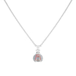 My Daily Styles Women's Stainless Steel Ladybug Pendant Necklace