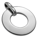 My Daily Styles 925 Sterling Silver Shema Yisrael Pendant for Men – Hebrew Prayer Circle Necklace with 24” Box Link Chain, Jewish Prayer Jewelry, Solid 925 Silver