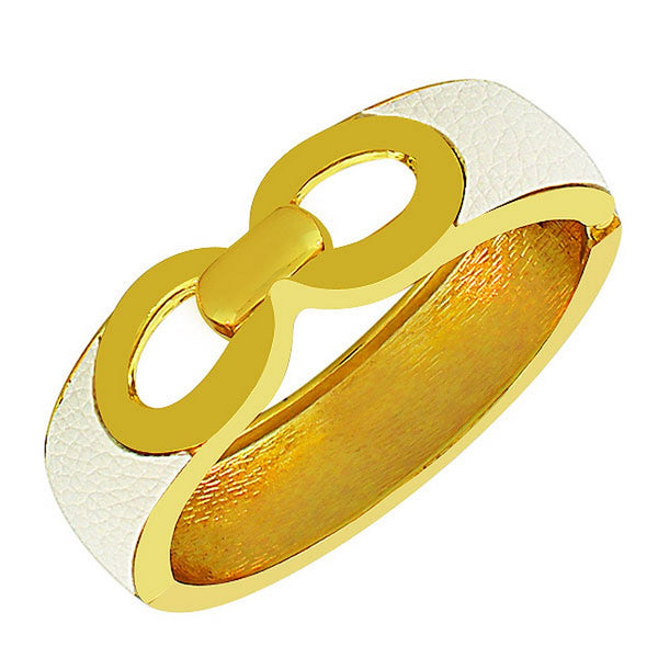 White Knot Bangle