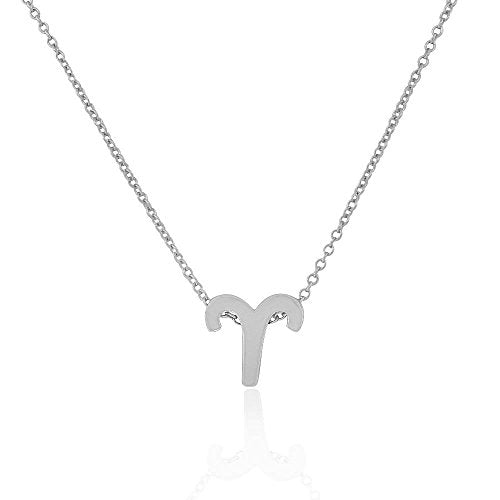 Aries Horoscope Necklace Sterling Silver