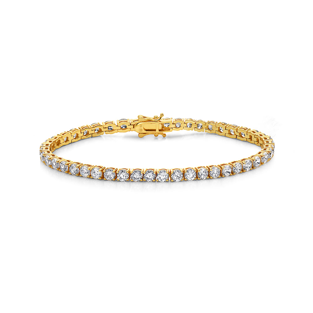 925 Sterling Silver Cubic Zirconia Tennis Bracelet