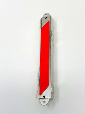 Mezuzah Case - Metal Silver-Tone Jewish Blessing for Home Old City Design, 6"