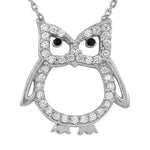 Large Crystal Owl Chain