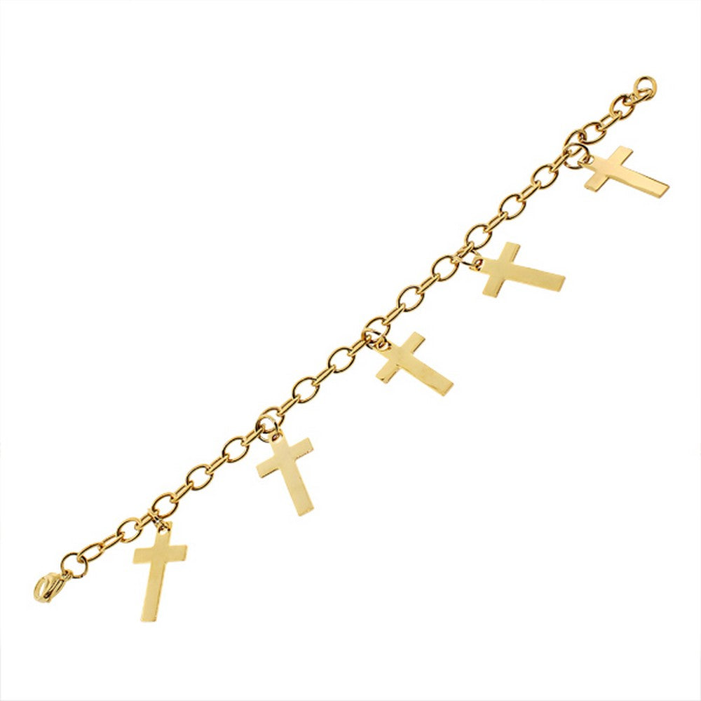 Gold Lotsa Cross