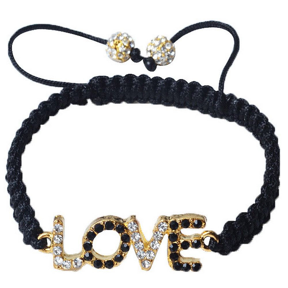 Dual Tone Love Rope Bracelet