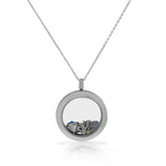 Stainless Steel Sea Marine Fish Locket Pendant Necklace - Charms Included