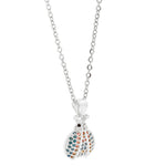 My Daily Styles Women's Stainless Steel Ladybug Pendant Necklace