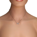 925 Sterling Silver White Clear CZ Butterfly Pendant Necklace
