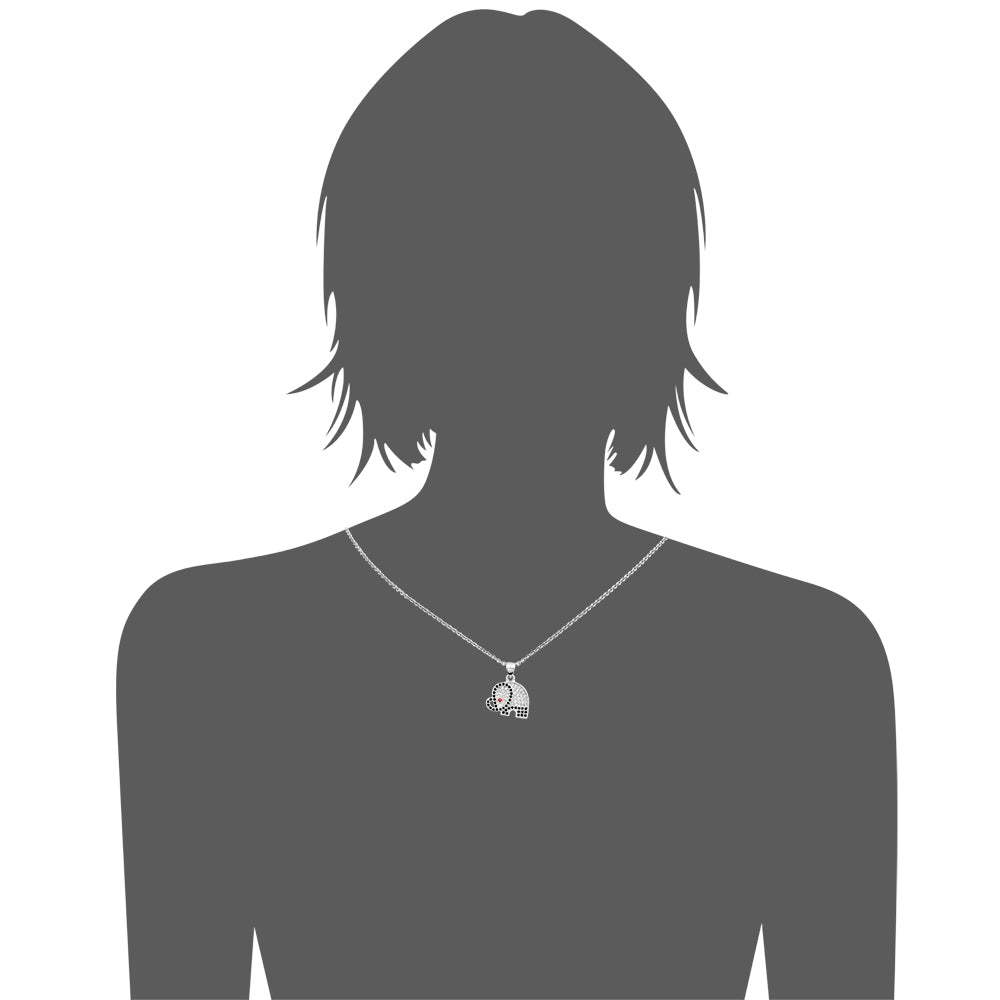 My Daily Styles Women's Stainless Steel Elephant Pendant Necklace