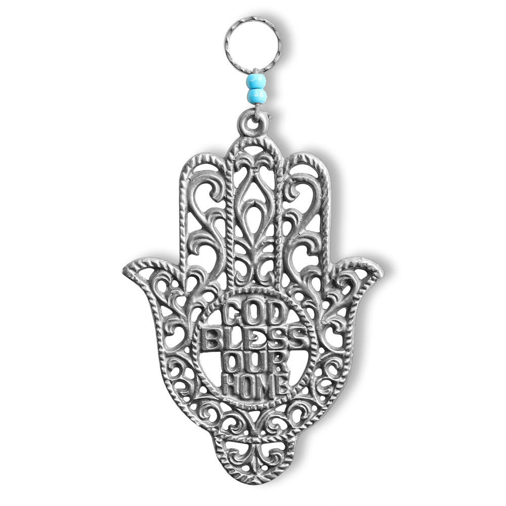 My Daily Styles God Bless Our Home Good Luck Wall Decor Hamsa Hand