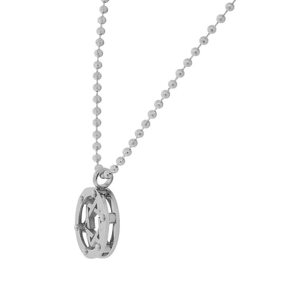 3D Jewish Star Necklace