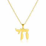 My Daily Styles Stainless Steel Chai Necklace for Men and Women – Hebrew Life Symbol Pendant with Adjustable 18–20 Inch Chain, Jewish Judaica Jewelry