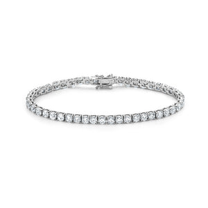 925 Sterling Silver Cubic Zirconia Tennis Bracelet