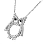 Large Crystal Owl Chain