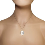 925 Sterling Silver Muslim Arabic Allah Pendant Necklace
