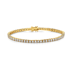 925 Sterling Silver Cubic Zirconia Tennis Bracelet