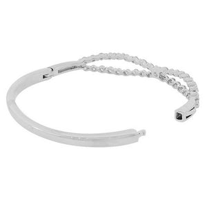 Fashion White CZ Bangle Bracelet