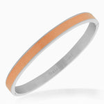 Stainless Steel Rose Gold-Tone Silver-Tone Lords Prayer in English Bangle Bracelet