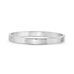 Stainless Steel Silver-Tone Jewish Prayer in Hebrew Ani LeDodi My Beloved Is Mine Song of Songs Bangle Bracelet