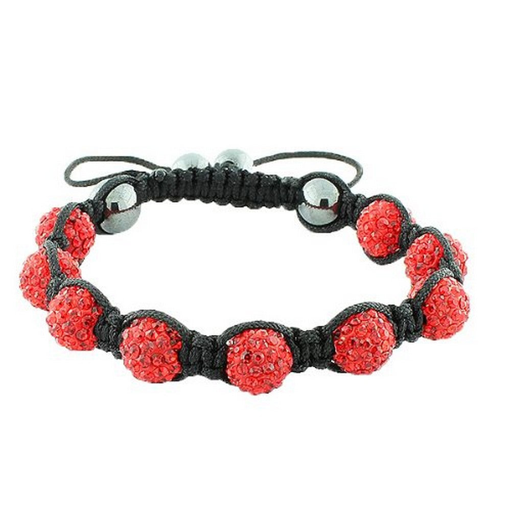 Red Hot Bead Bracelet
