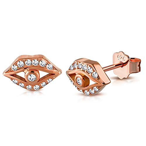 925 Sterling Silver Evil Eye Protection Stud Earrings