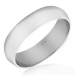 925 Sterling Silver Feather Light Classic Womens Oval-Shaped Bangle Bracelet