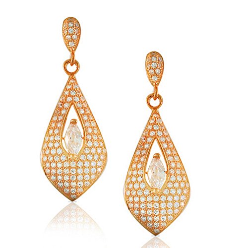Marquise Silver Dangles